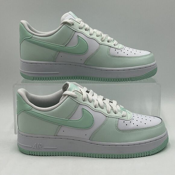 Nike Other - Nike Men's Sz 9.5 Air Force 1 '07 Barely Green Mint Foam White Shoes FZ4123 394